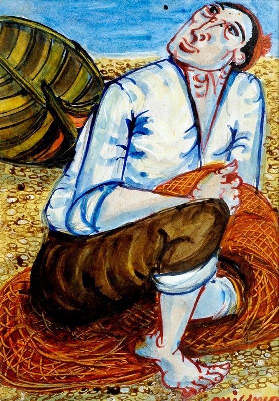 Giuseppe Migneco - Pescatore