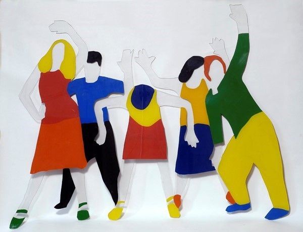 Marco Lodola : Corpo di ballo  (2001)  - Perspex e smalti - Auction Arte Moderna e Contemporanea Grafica ed Edizioni - Galleria Pananti Casa d'Aste