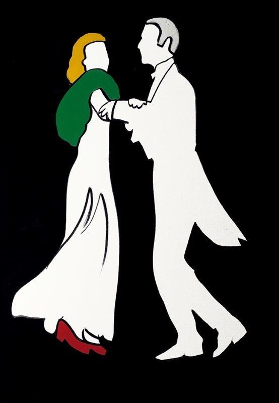 Marco Lodola : Ballerini  - Acrilico su tela - Auction Arte Moderna e Contemporanea, Edizioni e Grafica - I - Galleria Pananti Casa d'Aste