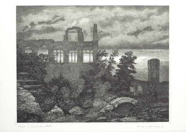 Vairo Mongatti - Paesaggio con Rovine