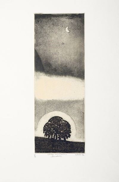Paesaggi Marchigiani "luna Calante"
