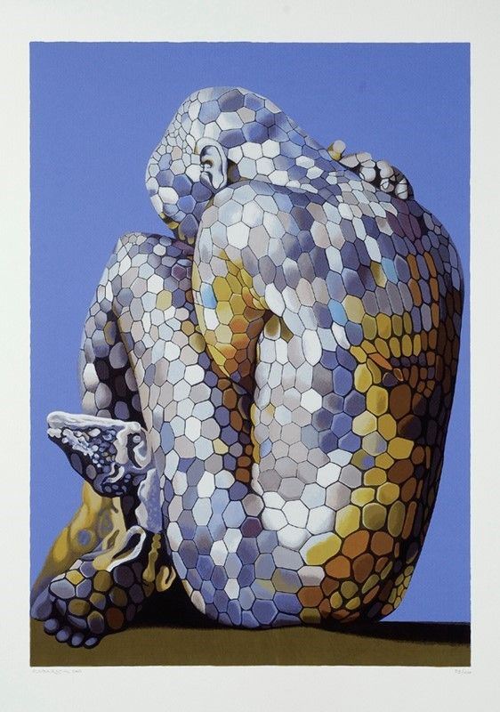 Rabarama : Scultura vivente  (2005)  - Litografia - Auction Artisti per l'UNICEF - Galleria Pananti Casa d'Aste