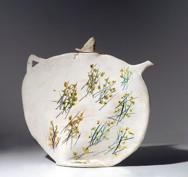 Paola Staccioli : Caffettiera  - Ceramica - Asta Artisti per l'UNICEF - Galleria Pananti Casa d'Aste