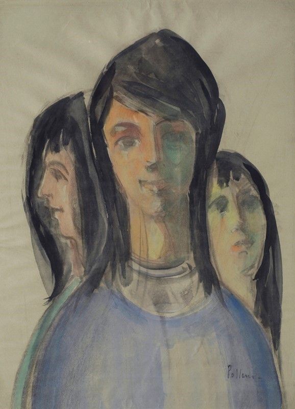 Silvio Polloni - Volti Femminili