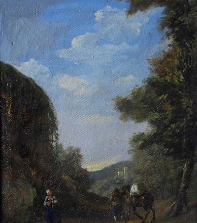 Paesaggio con Viandanti
