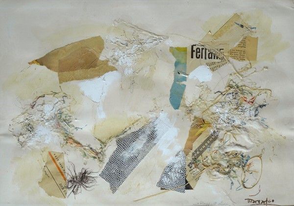 Antonio Marasco : Rapporti chiari  - Collage su carta - Auction Arte Moderna e Contemporanea, Edizioni e Grafica - I - Galleria Pananti Casa d'Aste