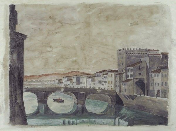 Fabio Borbottoni - Ponte a Santa Trinita e Arco Demolito