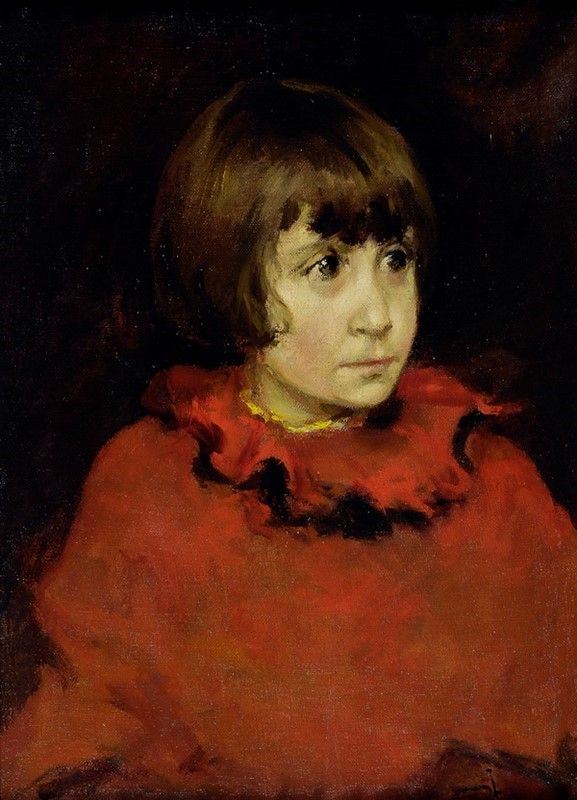 Anonimo, XX sec. - Ritratto di bambina