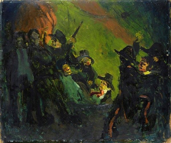 Lorenzo Viani - Comizio anarchico