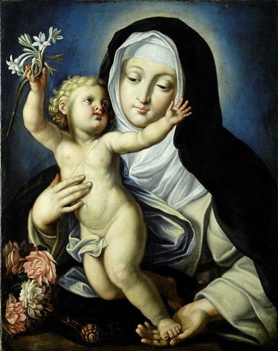 Beata Chiara Gambacorti con Gesù Bambino