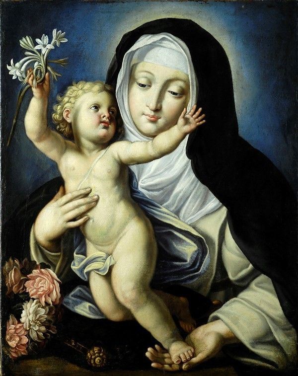 Ranieri Allegrani - Beata Chiara Gambacorti con Gesù Bambino