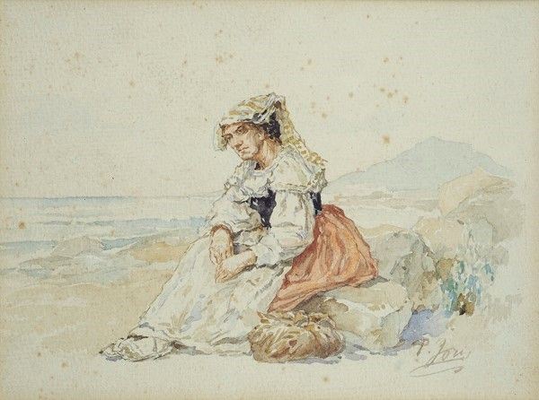Pio Joris - Figura sulla Spiaggia