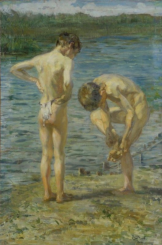 Bambini sul fiume