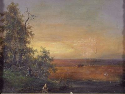 Paesaggio con Buoi e Figure