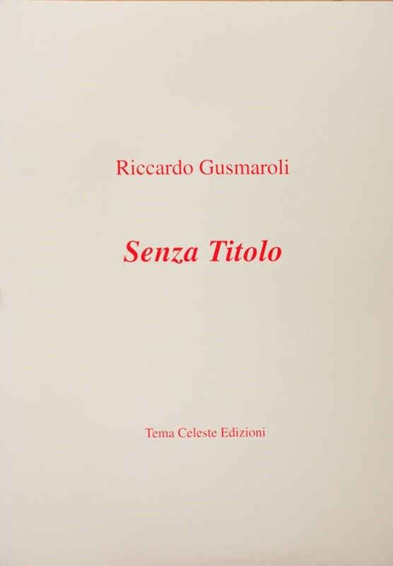 Riccardo Gusmaroli - Senza Titolo