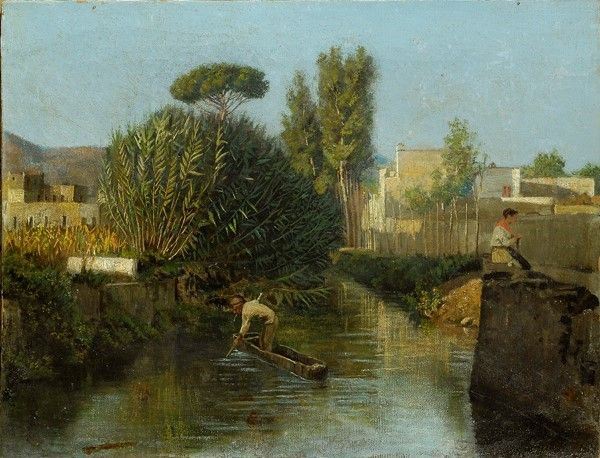 Attr. a Marco De Gregorio - Pesca nel Canale