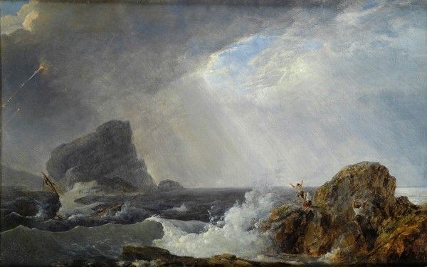 Josef Rebell - Naufragio al Largo di Nisida
