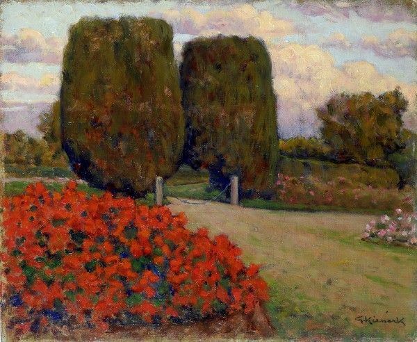 Giorgio Kienerk - Giardino toscano (Fauglia)