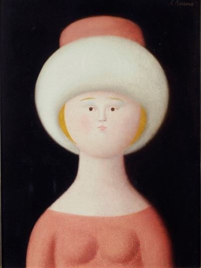Figura Femminile con Colbacco