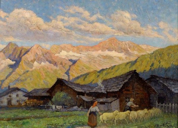 Mario Moretti Foggia - Versante del Monte Rosa (macugnaga)