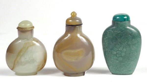 Tre snuff bottle  - Asta Arte Moderna e Contemporanea - III - Galleria Pananti Casa d'Aste