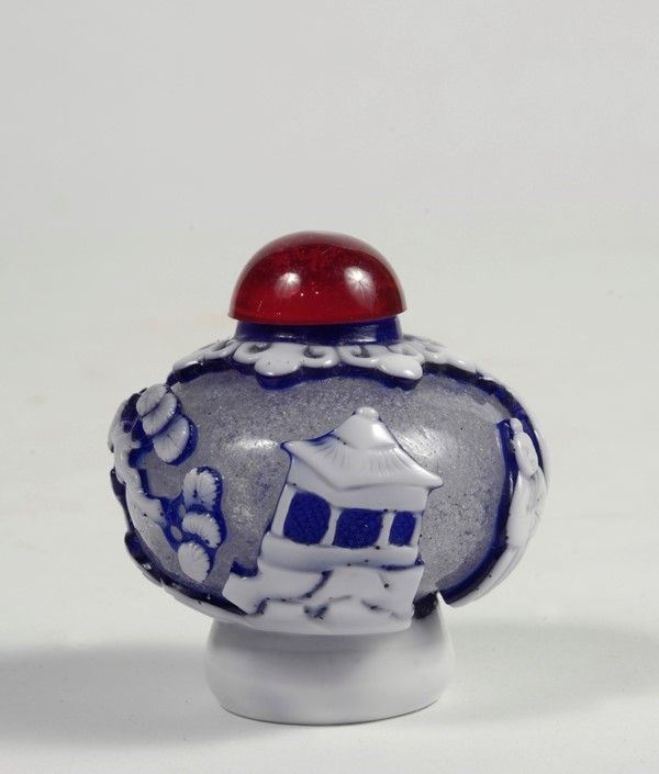 Snuff bottle circolare