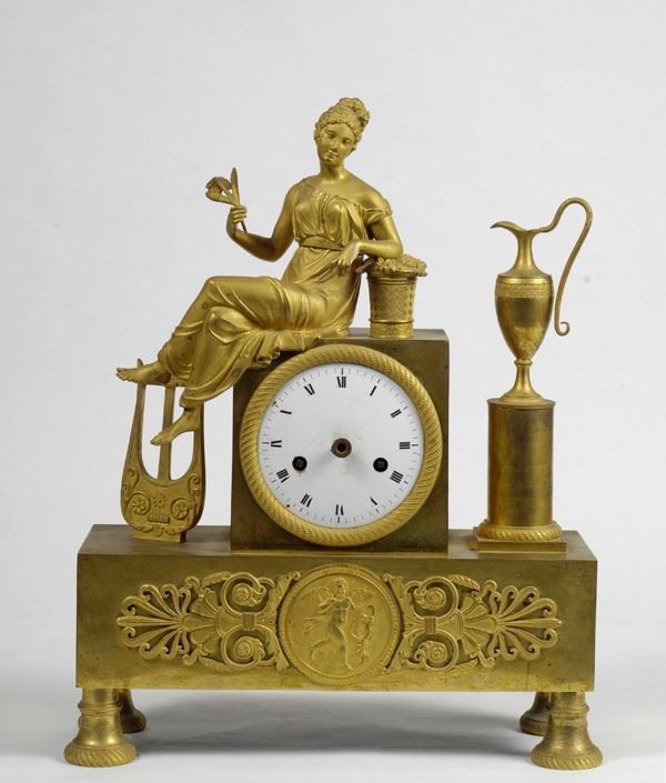 Orologio da tavolo  - Asta Opere scelte dell'ottocento italiano da collezioni private - I - Galleria Pananti Casa d'Aste