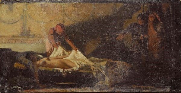Raffaello Sorbi - Morte di Cleopatra