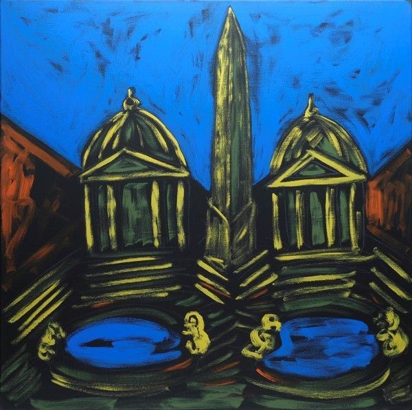 Tano Festa - Obelisco