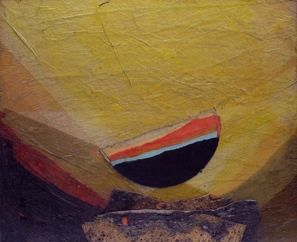 Roberto Crippa : Le soleil  (1971)  - Collage su tavola - Asta Autori dell'800-900 - I - Galleria Pananti Casa d'Aste