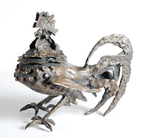 Luciano Minguzzi : Gallo  - Bronzo - Asta Arte Moderna e Contemporanea - III - Galleria Pananti Casa d'Aste
