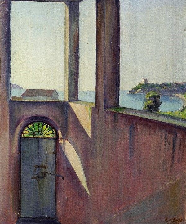 Baccio Maria Bacci - Paesaggio a Procchio