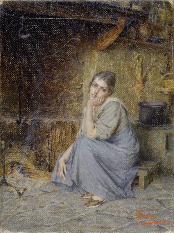 Filadelfo Simi - Ragazza al Focolare