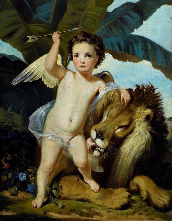 Anonimo, XIX Sec. - Allegoria Dell'amore
