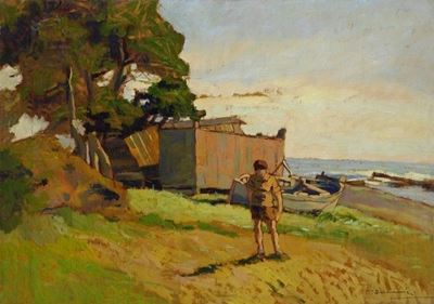 Ragazzo sulla Spiaggia