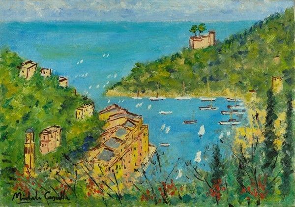 Michele Cascella - Portofino: la Baia