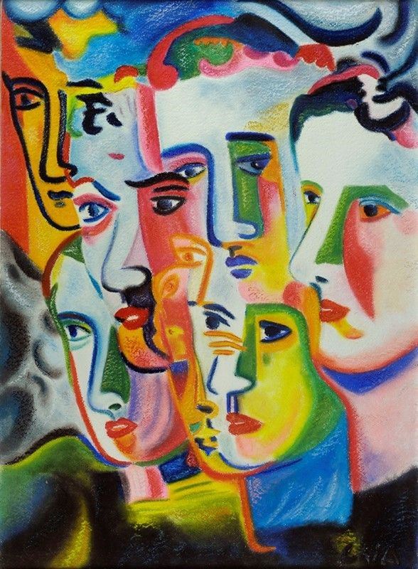 Sandro Chia : Senza titolo  - Tecnica mista su carta - Auction Arte Moderna e Contemporanea - III - Galleria Pananti Casa d'Aste