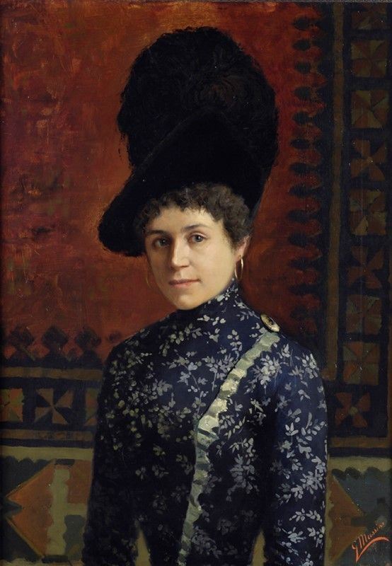 G. Mussino : Ritratto di signora  - Olio su tela - Auction Arte Moderna e Contemporanea - III - Galleria Pananti Casa d'Aste