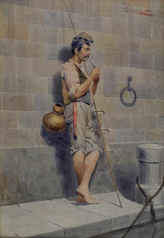 E. Torrini - Fumatore di pipa