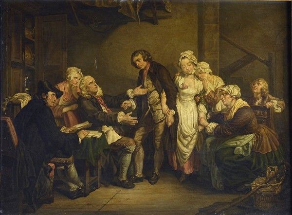 Scuola Inglese, XIX Sec. - Il Contratto di Matrimonio