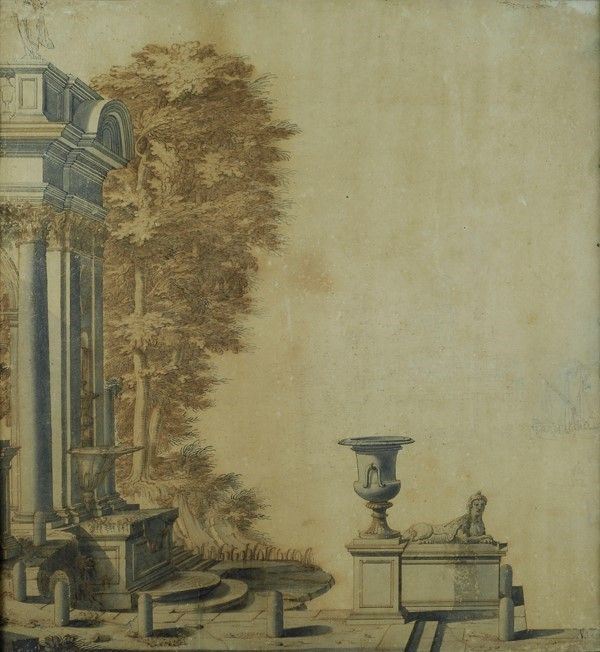 Attr. a Ferdinando Galli da Bibbiena - Fontana