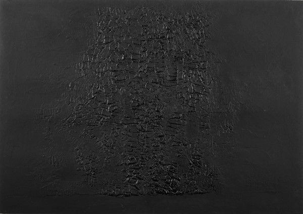 Alberto Burri - Cretto Nero e