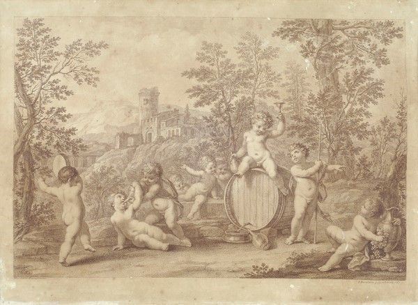 Baccanale  - Asta Opere scelte dell'ottocento italiano da collezioni private - I - Galleria Pananti Casa d'Aste