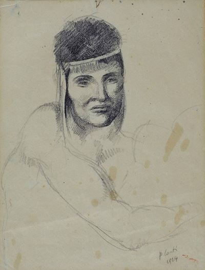 Testa di Romano (studio per il Ratto delle Sabine)