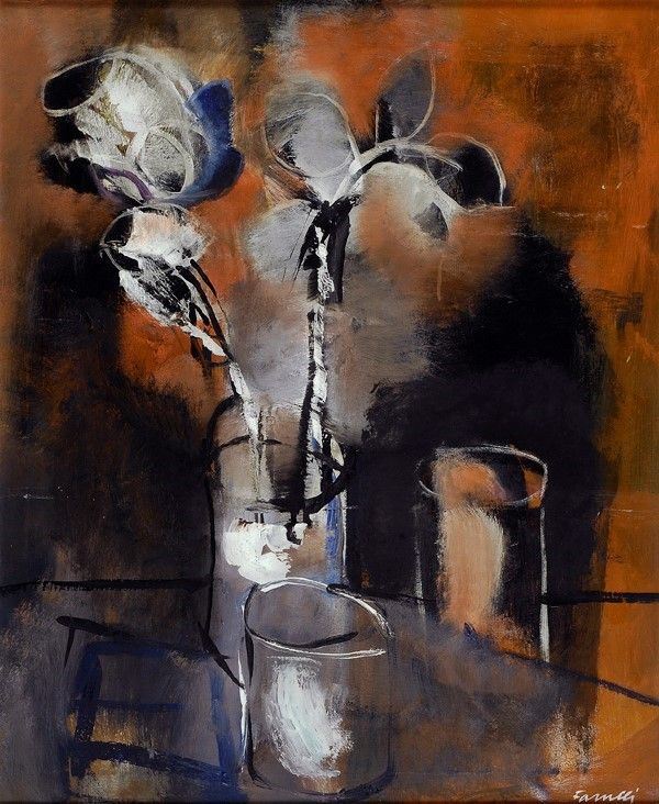 Fernando Farulli - Vaso con Fiori