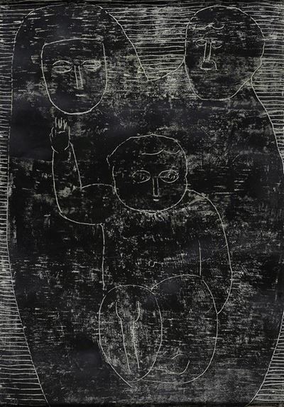 Natività su Fondo Nero