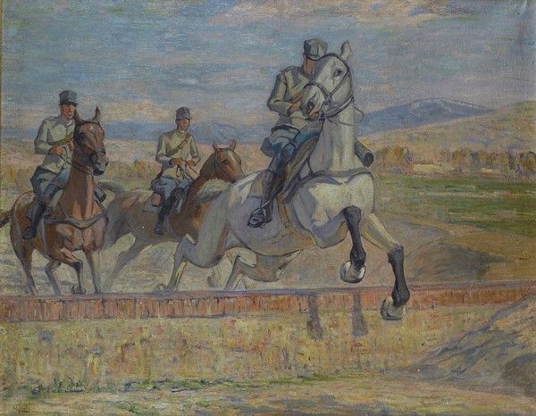 Luigi Gioli - Artiglieri a cavallo