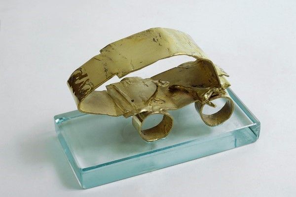 Paola Giusti : Automobile elettrica  - Bronzo - Asta Autori dell'800-900, Arte Moderna e Contemporanea, Grafica ed Edizioni - Galleria Pananti Casa d'Aste