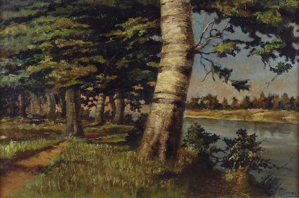 Mario Bordi - L'Arno alle Cascine