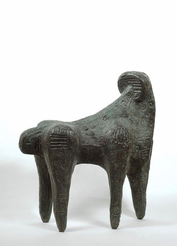 Mirko Basaldella : La Chimera  (1955)  - Bronzo - Auction Arredi, dipinti, mobili e oggetti di antiquariato - I - Galleria Pananti Casa d'Aste